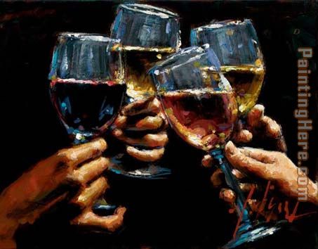 Fabian Perez Red White and Rose IV